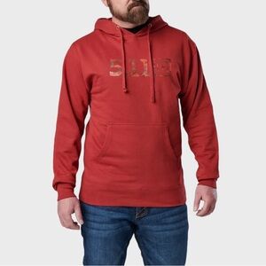 5.11 Tactical Men’s Topo Legacy Hoodie Red Bourbon Sweater L NWT